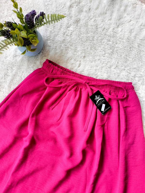 Rok  Panjang CRINKLE Airflow / Dayli Rok JUMBO / Rok Crinkle Murah Serut Tali Terbaru  Muslim Wanita Dewasa Katun 8