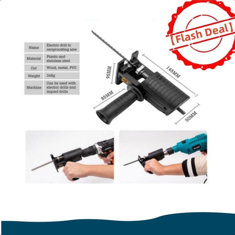 máy cưa cầm tay Bộ Chuyển Đổi Máy Khoan Thành Máy Cưa Lọng Cầm Tay (Tặng kèm 3 lưỡi cưa) lưỡi cưa máy khoan máy cat