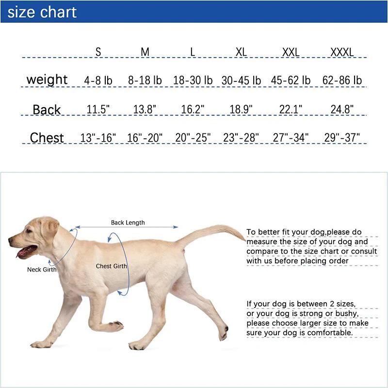 Product Introduction of Bộ đồ phục hồi cho chó, Quần áo phẫu thuật vết thương bụng, Áo vest Onesies cho thú cưng chống liếm, Thích hợp cho chó sau phẫu thuật, Bộ đồ khử trùng 10