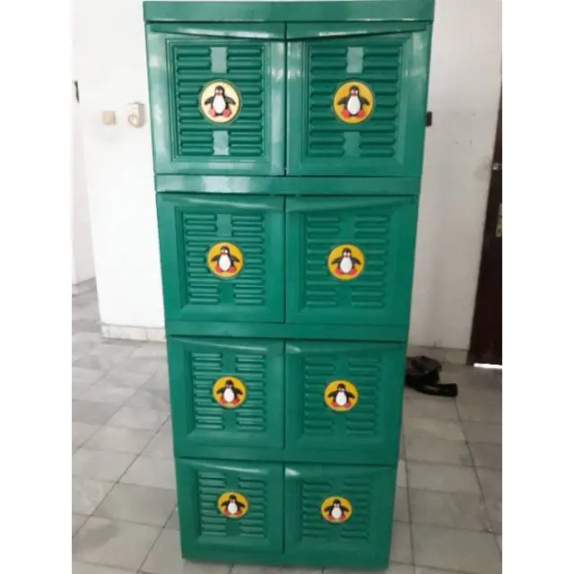 Lemari Plastik Lemari Pakaian JUMBO FULL RAK MULTICLUB Susun 4