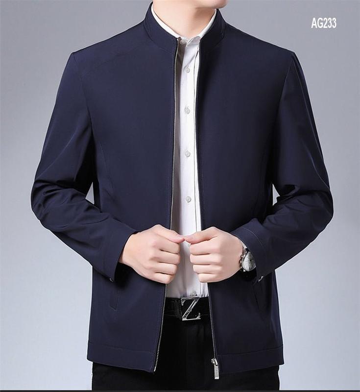 Áo gió nam cổ trụ trung niên ZENTOMAN cao cấp quà tặng bố ý nghĩa, 2 lớp giữ nhiệt, gió lì không nhăn siêu nhẹ