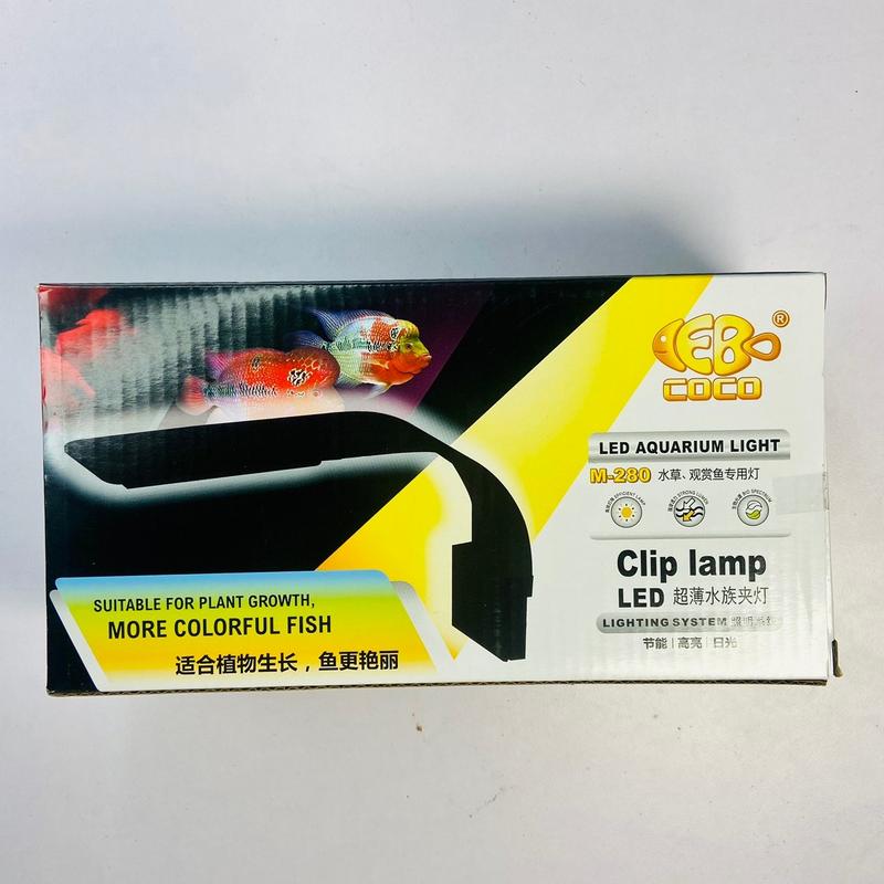 Đèn kẹp cho hồ cá cảnh (M180 9w, M280 12w)