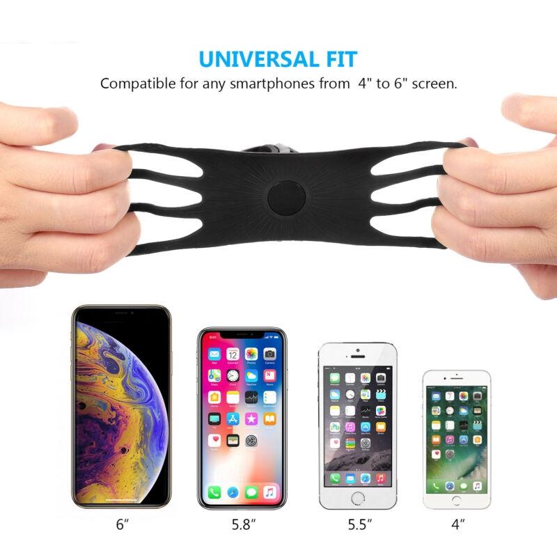 Product Introduction of 24-hour shipping+spot inventory+COD Bike Phone Holder Stand Universal 360 Degree Rotation Cycling Bicycle Elastic Silicone Handlebar Mount Adjustable For Cellphone 27