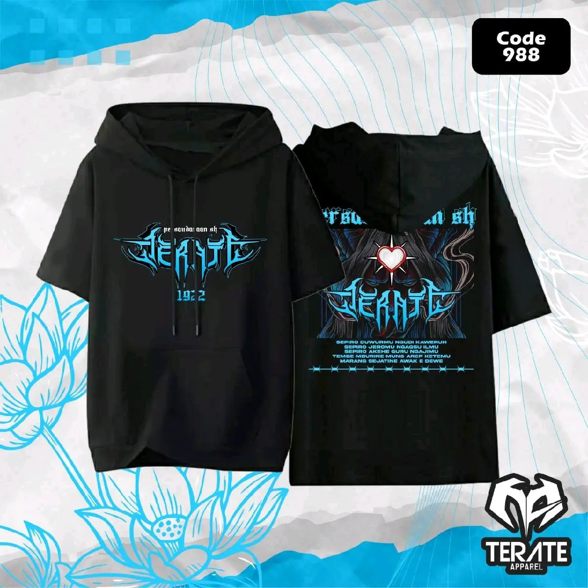 TS HOODIE TERATE BIRU