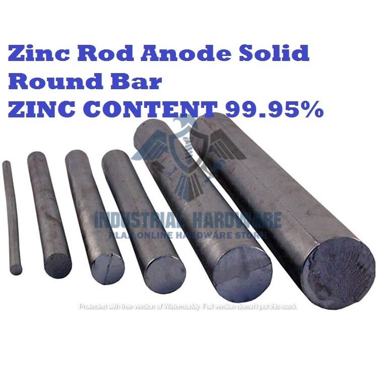 300mm L (20mm - 50mm D) High Purity Zn 99.95% Zinc Rods Anod - TikTok ...
