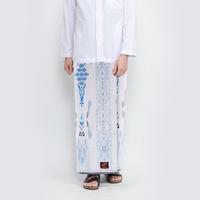 Gambar Sarung ATLAS Idaman 555 Kembang Motif BHS A5 GSJ Putih Biru - Putih dari Sarung Atlas Kab. Gresik 4 Tokopedia