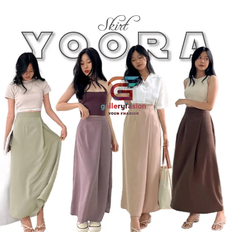 Rok Wanita Yoora Skirt | A-Line Maxi Skirt | Raya Collection 0