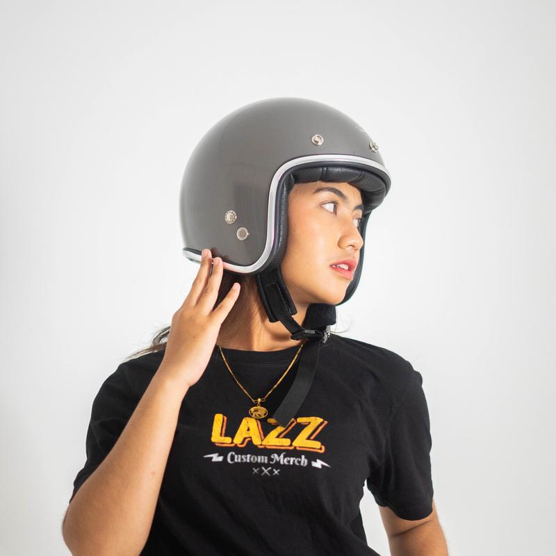helm lazz retro classic wanita pria original 2