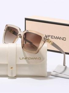 Gafas de sol Lifemando con montura cuadrada clásica, elegantes y modernas para mujer, ideales para uso diario y actividades al aire libre