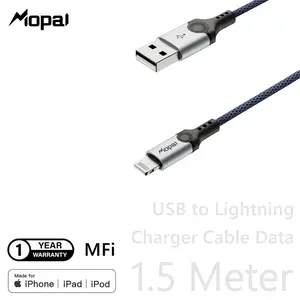 MOPAI - KT103 MFi Kabel Data iPhone USB to LIGHTNING 1,5Meter Fast Charging 3A