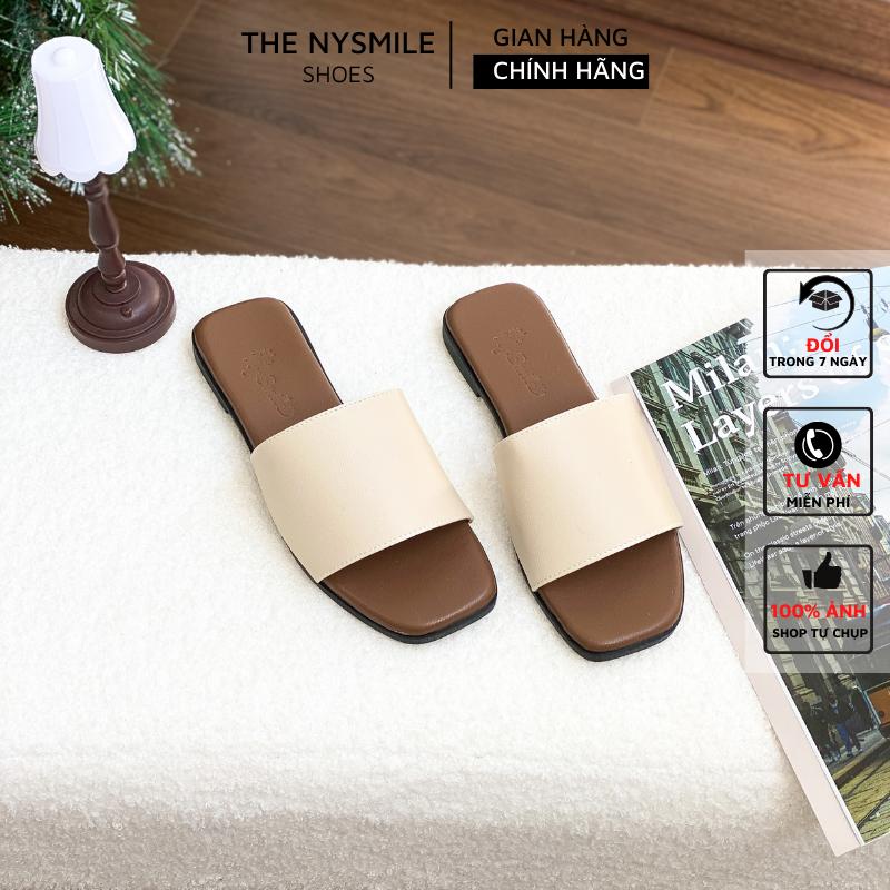 Dép bệt quai bản to , dép quai ngang - THENYSMILE - FANTI DéP GiàY Shoes Nữ