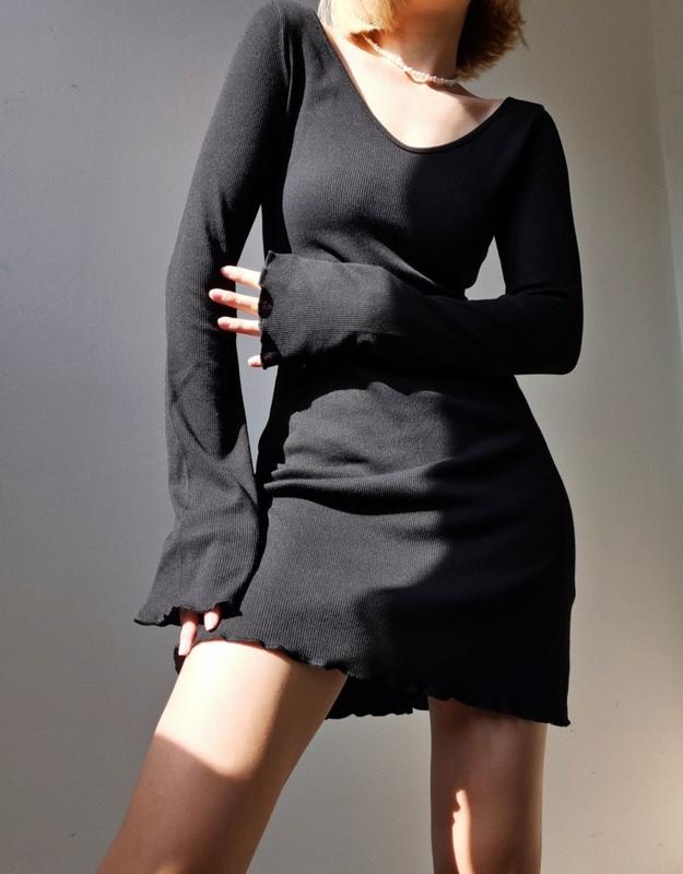 Đầm Nữ Dáng Xoè, Tay Dài Viền Bèo - Tharo Clothing [DAM00011] 2