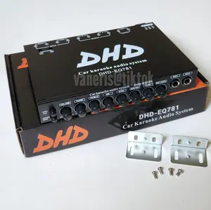 Preamp Parametric Equalizer Mobil Dengan Subwoofer Output Dan Karaoke DHD-EQ781
