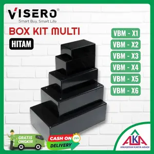 Box / Kotak / Casing Plastik Kit VISERO Rangkaian Komponen Elektronik DIY VBM X1 - X6 Multifungsi