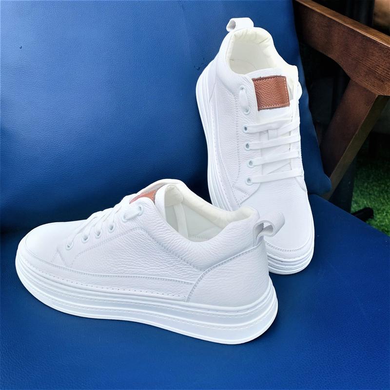 Giày Sneaker Nam Da Bò Cao Cấp Bảo Hành 12 Tháng