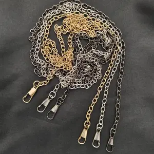 Rantai kecil untuk strap tas murah dengan pengait tipis cocok untuk tas dan dompet kecil