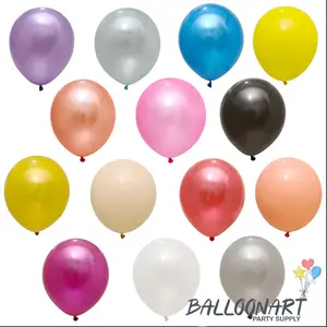 Balon Latex Metalik 12in/Balon Karet Metalik/Balon Ulang Tahun/Balloon Metallic 12in Biru Hijau