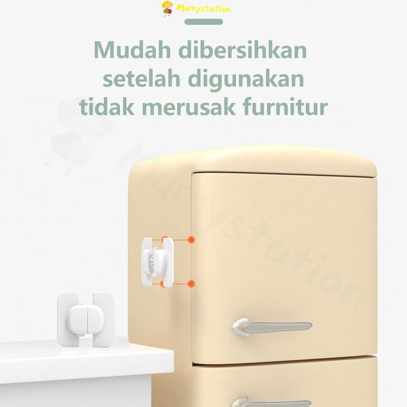 Product Introduction of SecureGuard Pengunci Pintu Kulkas Anak-Anak - Putih Pengaman Lemari borgol  pengaman 14