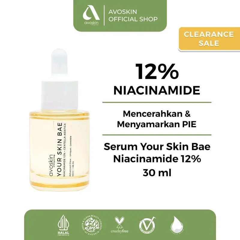 Serum Avoskin Your Skin Bae Niacinamide 12% + Centella Asiatica 0