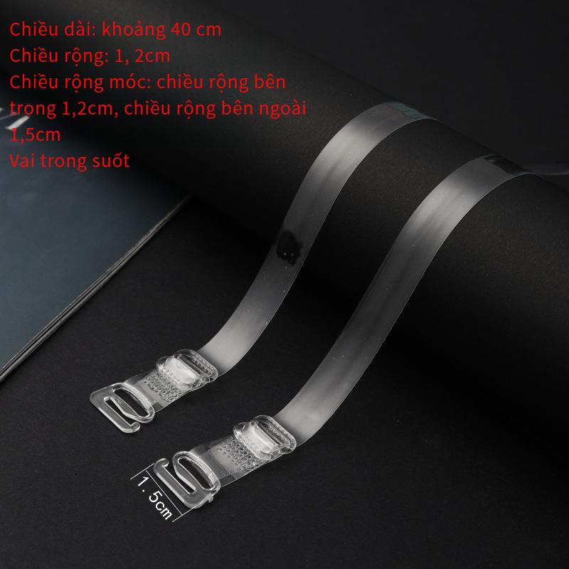 Product Introduction of Invisible Shoulder Strap Plastic Buckle TPU Transparent Bra Frosted High Elastic All-Match Adjustable Non-Magnetic Strap One-Word Adjustable Buckle 9