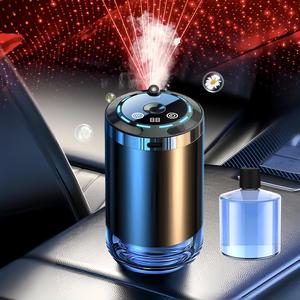 Wireless Aromatherapy Machine, USB Desktop Humidifier with Starry Sky Projector Function, 5 Spray Modes Aromatherapy Machine with Essential Oil