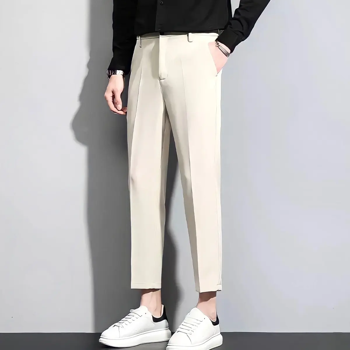 Celana Pria Ankle Pants Basic Fit