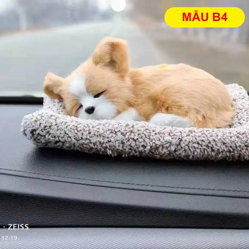 Thú bông than hoạt tính trang trí - Khử mùi xe hơi hiệu quả, Chó mèo, Gấu trúc 4