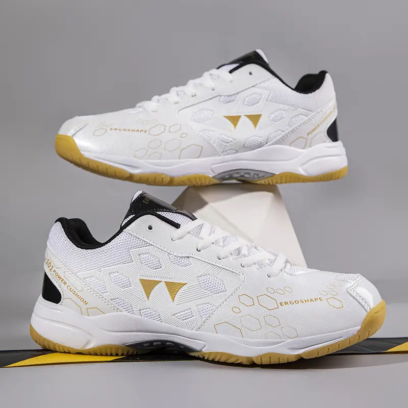 Professional Volleyball Shoes Badminton Shoes for Women and Men Breathable New Shock Absorption Wide Last Non-Slip Wear-Resistant Training Sports Shoes