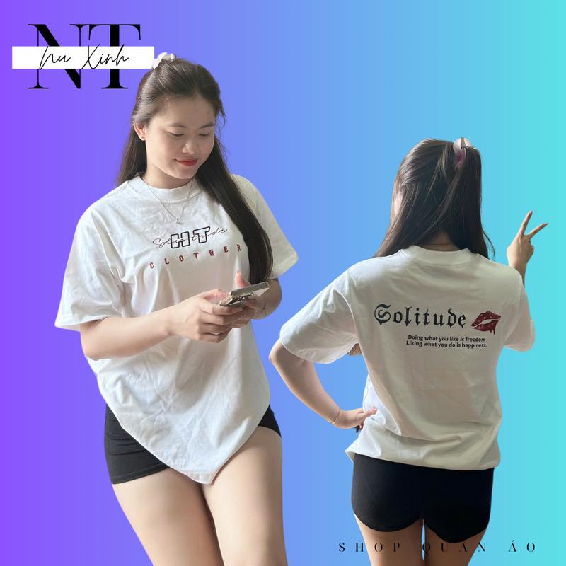 Áo Thun Nam Nữ Cổ Tròn Chất Vải Cotton - Hàng Mới Về - Top Women Nul Xinh 6