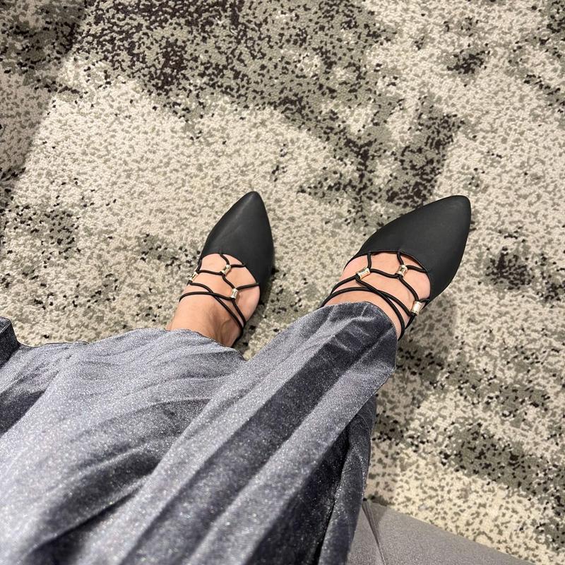 Tarompah Shoes Echa Black Mules Sandal Wanita 3