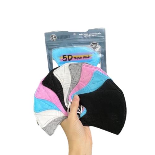 Thùng 100 chiếc Khẩu trang 5D Thịnh Phát 3 lớp kháng khuẩn form ôm Phụ Kiện Accessories Women khautrang dinang face  khẩu 2