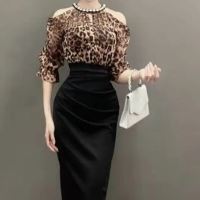 Đầm Váy Thiết Kế VQ Lady D20X Hoạ Tiết   Sang Chảnh Đi Chơi Và Đi Dự Tiệc Dress Women Voan Voi Nhung Sen Hoa Sen đáng yêu 5