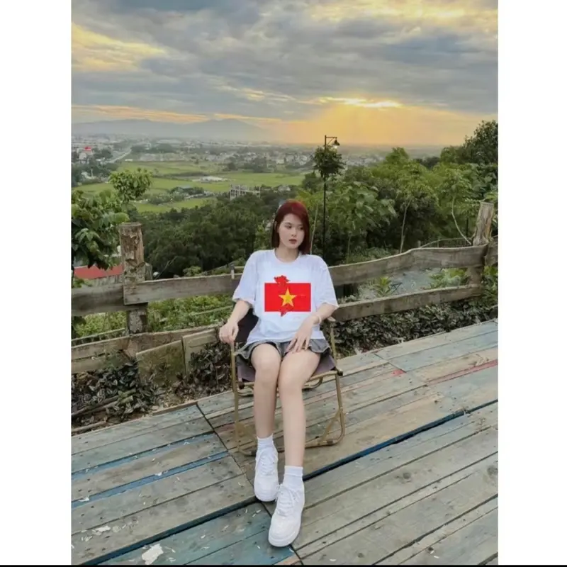 Áo thun gia đình, áo đôi mẹ con , áo in hình bản đồ Việt Nam chất cotton tàu hàng đẹp loại 1 size 10-65kg 4