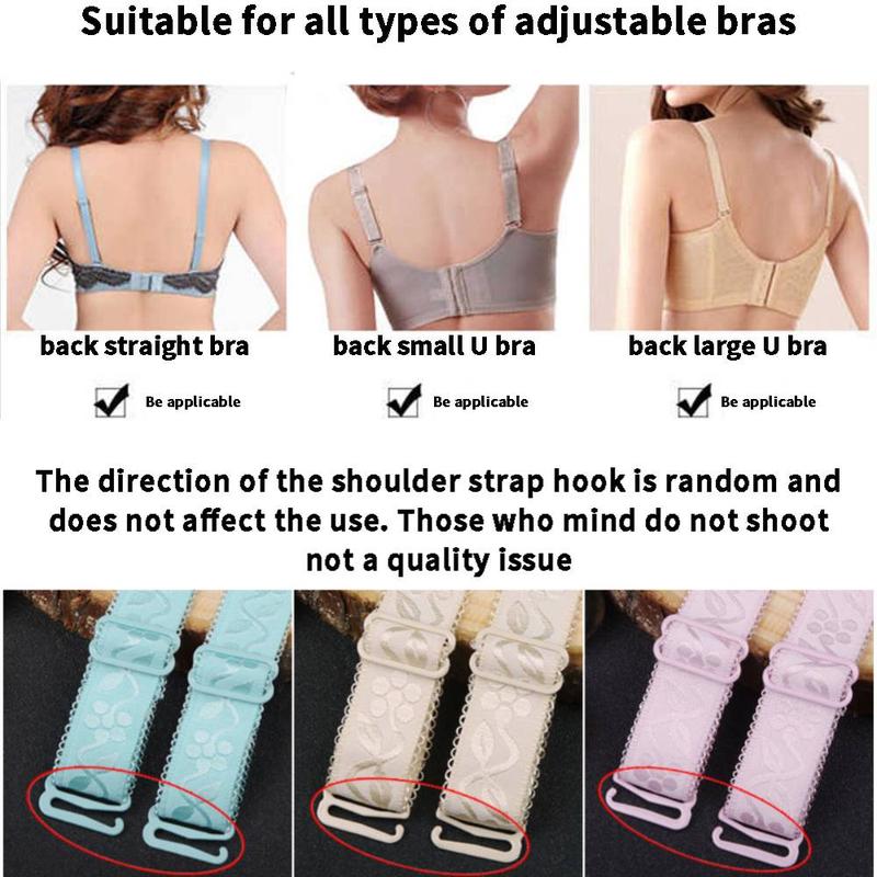 Product Introduction of Women Underwear Accessories Adjustable Bra Shoulder Strap Width 1.5-1.8cm Length 30-33cm Solid Color Slip Resistant Bra Straps Underwear Shoulder Strap 21
