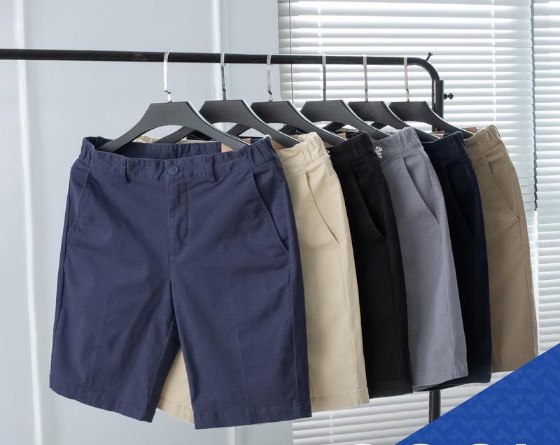 Quần short kaki Nam, Quần kaki ngắn cạp khuy, lưng thun trẻ trung năng động 7 màu cực đẹp
