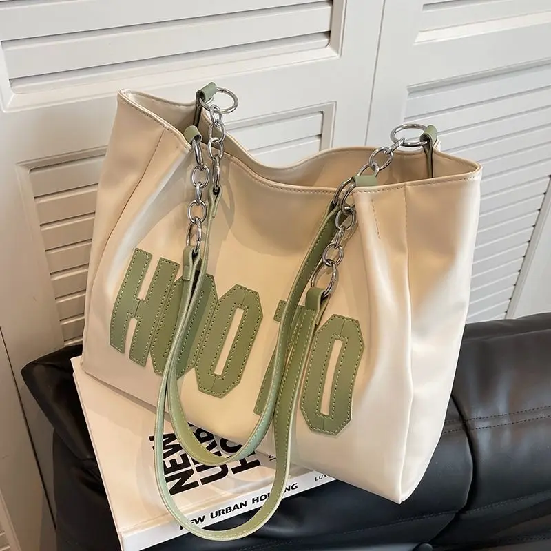 Túi Tote Sức Chứa Lớn, Họa Tiết Thời Trang, Túi Kẹp Nách Một Vai, Phong Cách Mới, Thích Hợp Cho Học Sinh Và Đi Lại, Cho Bé Gái Bag Nhung Kem Chữ Nhật Đeo Vai Hoa Hình Chữ Nhật