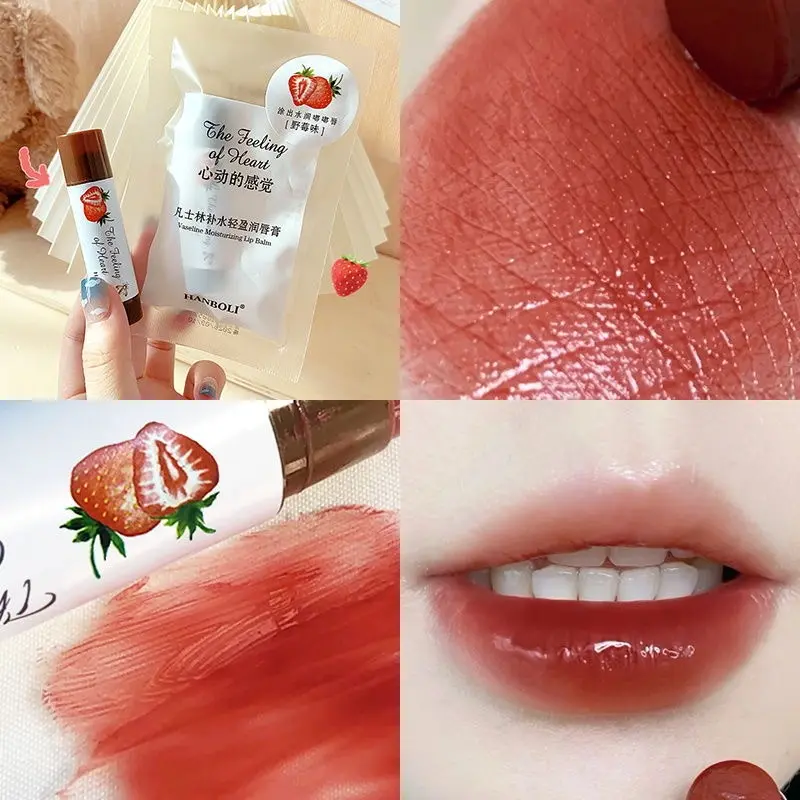 Son Dưỡng Môi, Hương Trái Cây, Dưỡng Ẩm, Dưỡng Ẩm, Nuôi Dưỡng, Đường Viền Môi Khiến Mờ, Không Màu, Son Dưỡng Môi Đổi Màu Tre Nữ Cosmetic 2