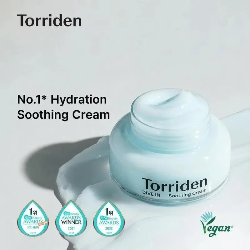 [ĐỘC QUYỀN TRONG LIVE] Kem Làm Dịu Da Soothing Cream Torriden DIVE IN Chứa Hyaluronic Acid Phân Tử Thấp 100ml Skincare Chăm Sóc Da Dưỡng Ẩm Da Làm Đẹp Da Nữ Women