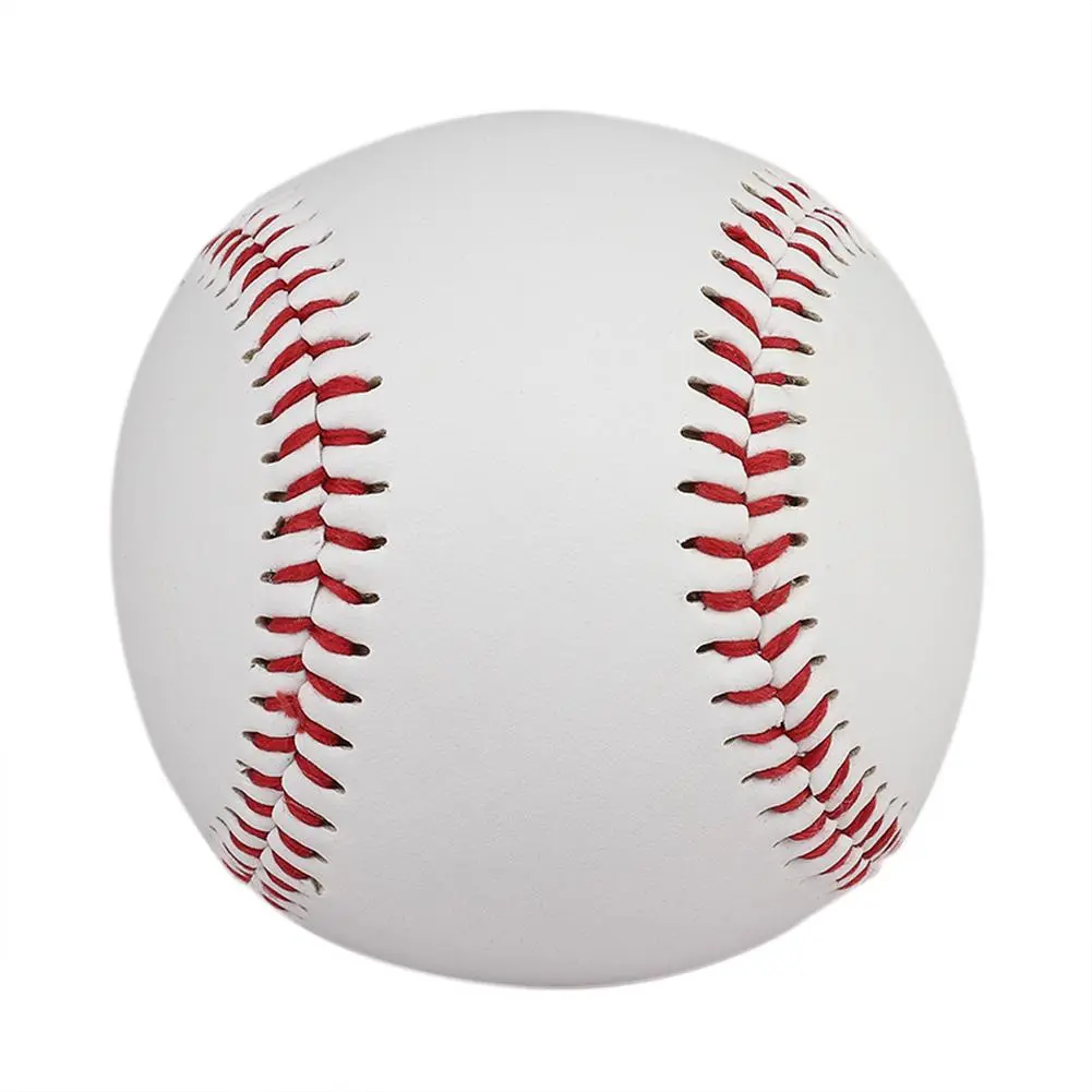 9" Handmade Baseballs PVC Upper Rubber Inner Soft Baseball Balls Softball Ball Training Exercise Baseball Balls