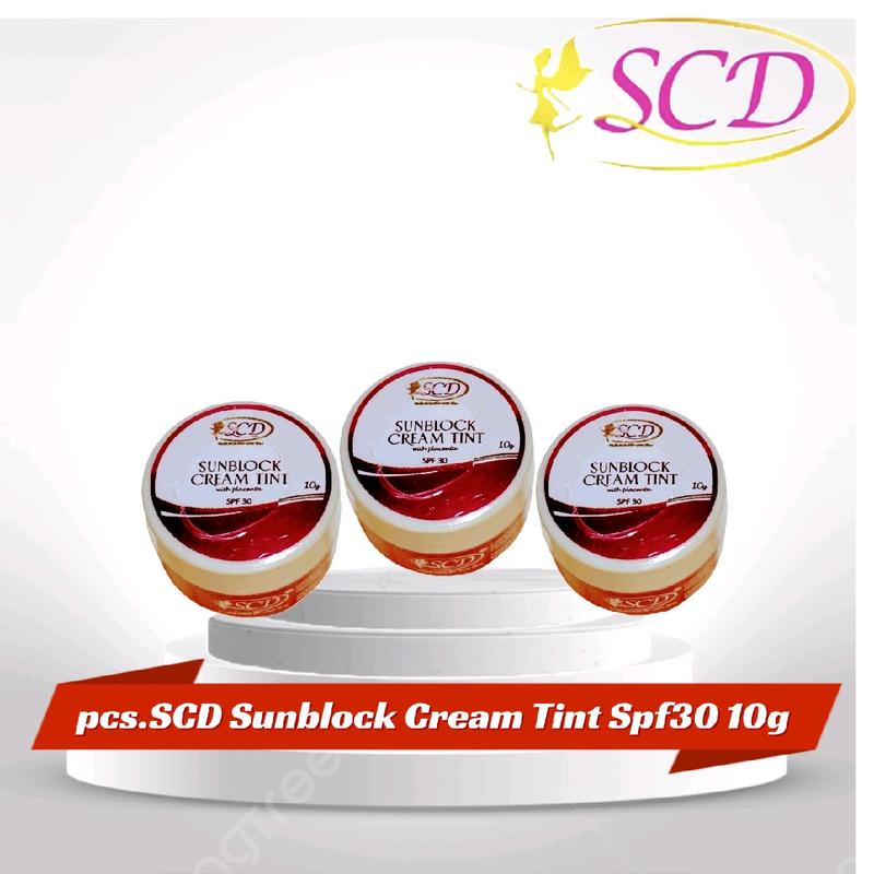 SCD Sunblock Cream Tint with Placenta SPF30 10g Sunscreen Skincare ...