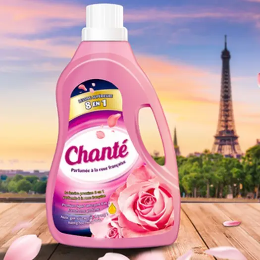(MUA 1 TẶNG 1) Nước giặt Chante 8 trong 1 hương hoa Pháp, trọng lượng 3,1kg