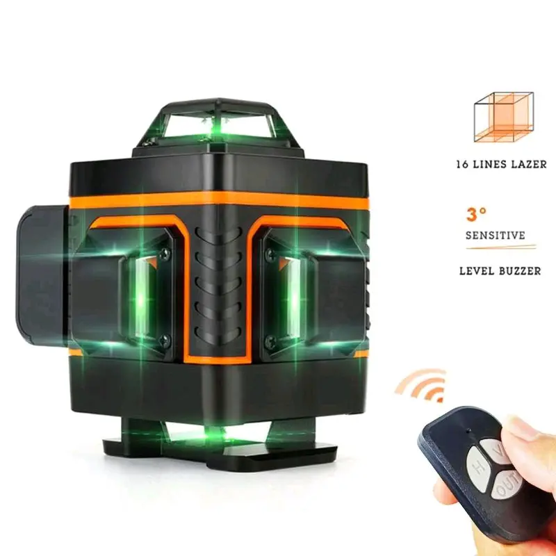 Alat penunjuk kemiringan Self Leveling Laser 4D 16 Line 1