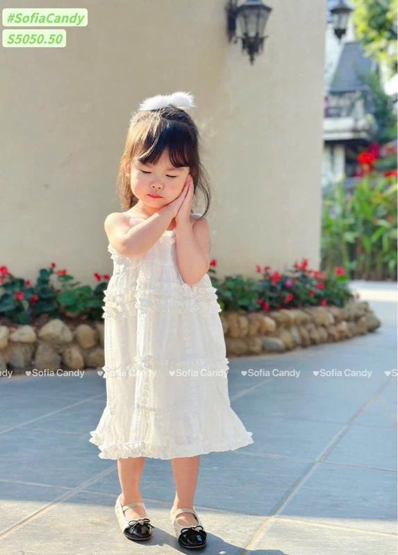 Product Introduction of Váy thêu trắng tiểu thư xinh yêu vô cùng 5