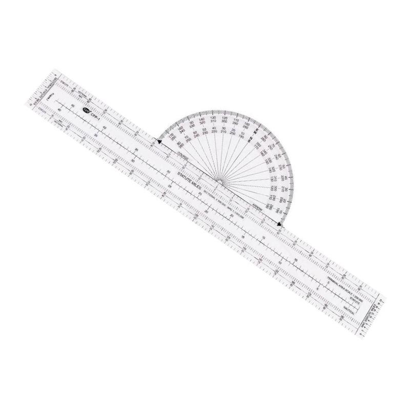 Plotter Aviation Slide Ruler Flight Plotting Tool for Planning Flight Routes 2