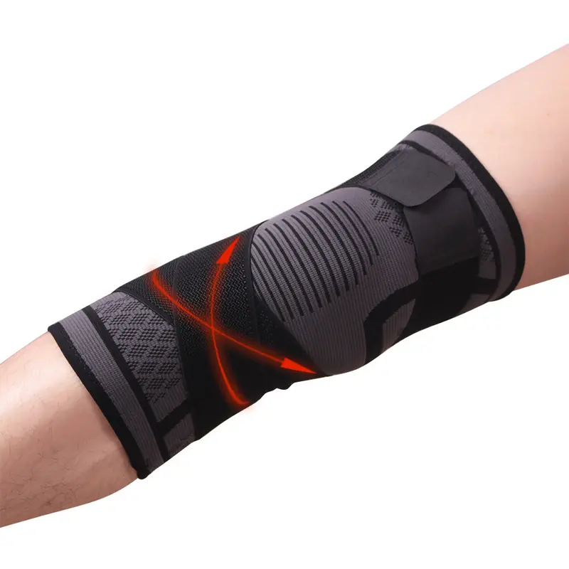 Bó Gối Thể Thao Đàn Hồi Đa Chiều, Miếng Bảo Vệ Đầu Gối Co Giãn Thoáng Khí Chống Trượt Kèm Dây Đai Trợ Lực Sport 8