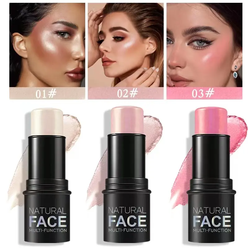 Highlight Remover Stick Cross-border Contour Shadow Pen Cross-border Brighten Silkworm Face Blush Multi-functional Makeup