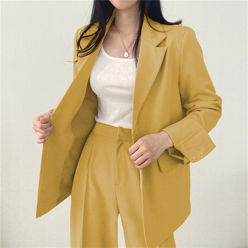 Product Introduction of Suit Jacket for Women 2024 Spring New Korean Style Coat Temperament Commute Blue Design Sense Niche Suit for Women 17