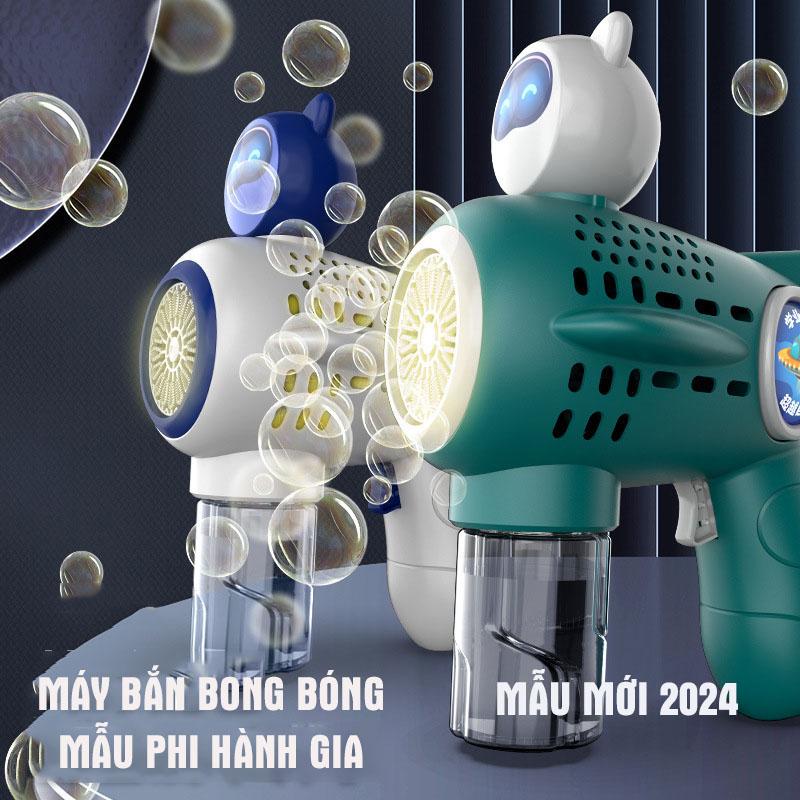 Máy phun bong bóng xà phòng phi hành gia chạy bằng pin có đèn mẫu thiết kế mới 2024 không rò rỉ nước 