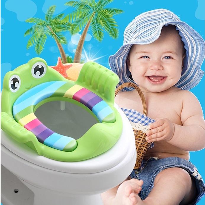 Product Introduction of Bệ Lót Thu Nhỏ Bồn Cầu Có Tay Vịn Đệm Lót Cho Bé An Toàn, Tháo Lắp Dễ Dàng Tiện Lợi - Getgo1 36