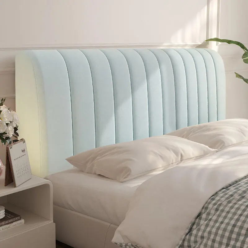 Nordic cover, thickened cotton padded soft bag backrest, winter cream style sponge cushion, headboard protective cover
